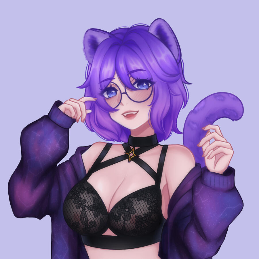 Snowleopard in lingery (by @justchiliza on X)